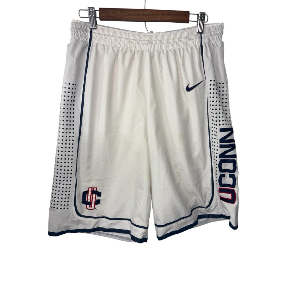 Nike Dri-Fit NCAA Authentic UConn Huskies Basketball Shorts Size Mens sz Large